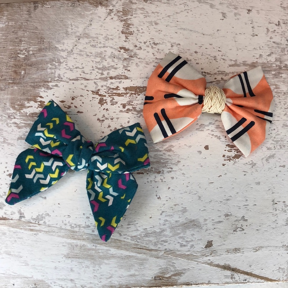 NWT Handmade Boutique Hair Bows Hair Clips